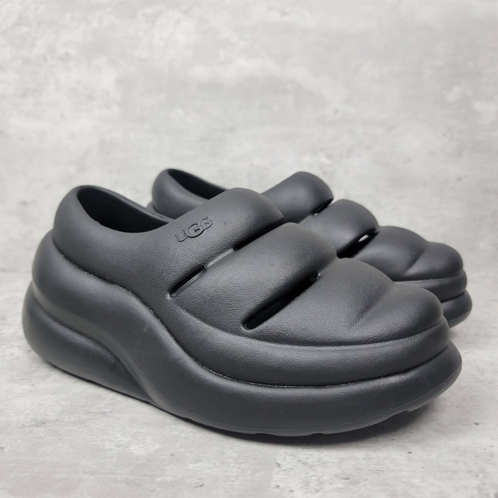 UGG Sport Yeah Clog Slipper Women's Size US 8 Black Slip On Shoes